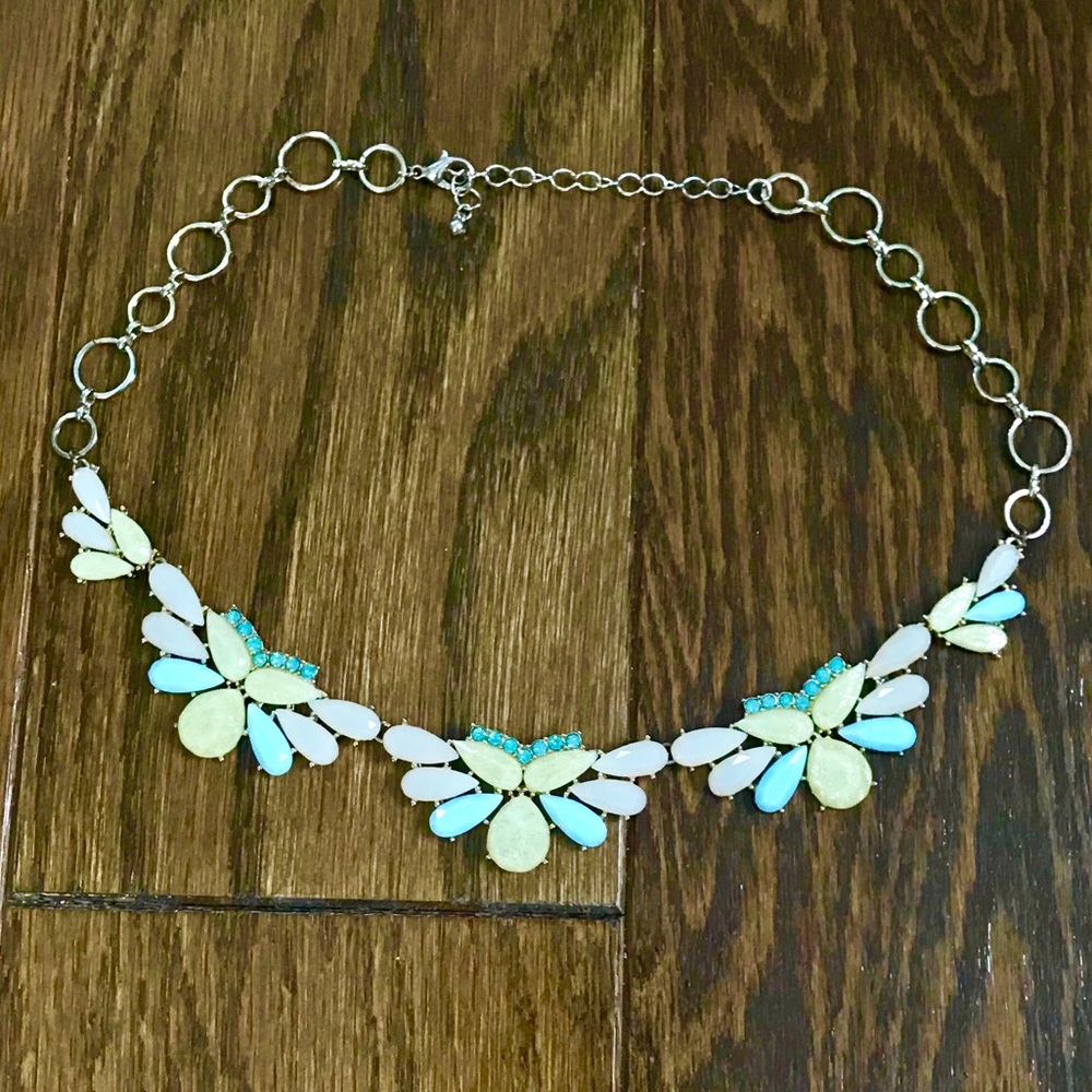 Pastel statement necklace